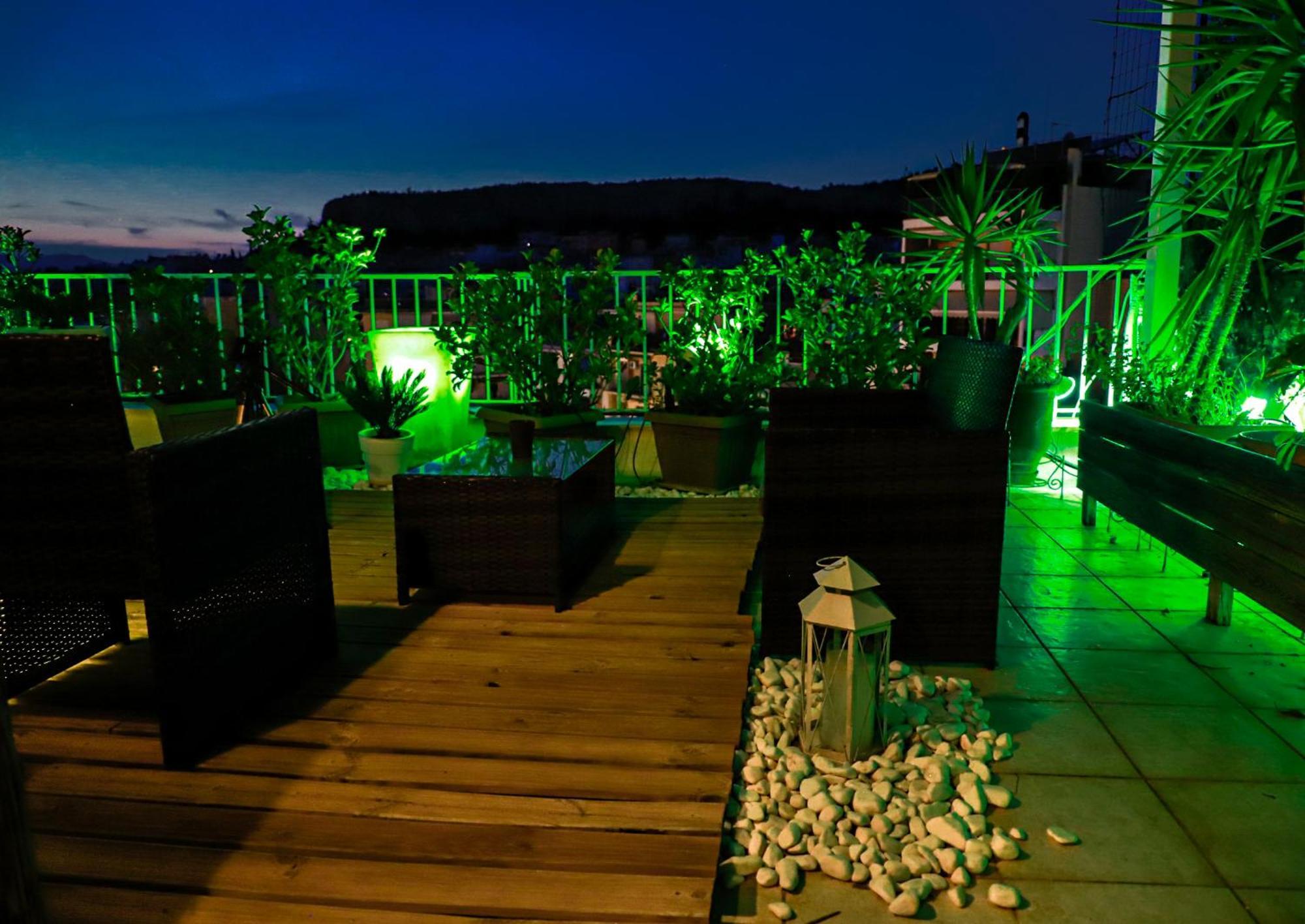 Renovated Apartment With Roof Garden Access, 15 M Walk To Acropolis 雅典 外观 照片